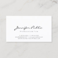 Planície profissional minimalista branca elegante