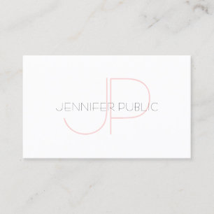 Cartão De Visita Planilha inteligente moderna minimalista do monogr