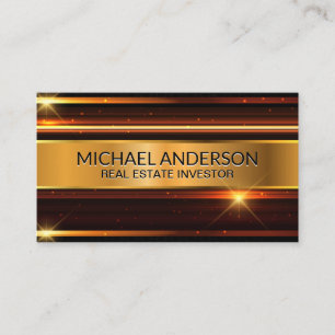 Cartão De Visita Plano de fundo do brilho metálico