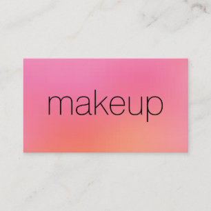 Cartão De Visita Plano de Fundo Misturado de Texto Chic Minimalista