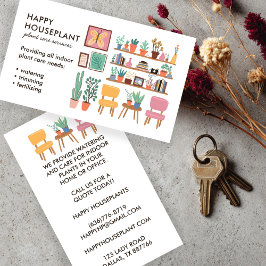 Cartão De Visita Planta Sitter Planta de Aterro