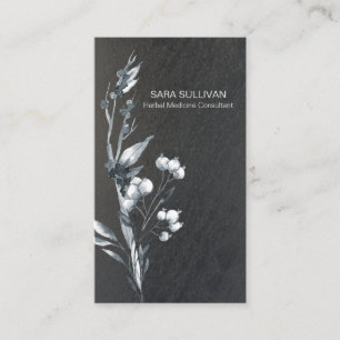 Cartão De Visita Plantas Selvagens Berries Medicina Herbal Homeopat