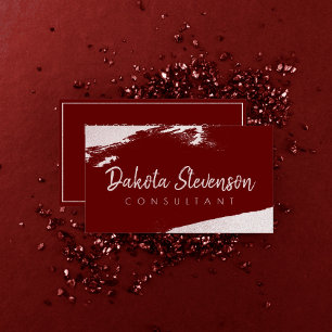 Cartão De Visita Plash Professional Mola Vermelha e Rosa