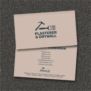 Cartão De Visita Plasterer e Drywall