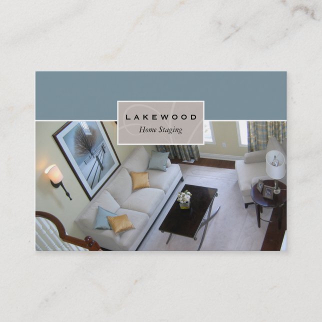 Cartão De Visita Plataforma da sala de visitas/cartão de visita (Frente)