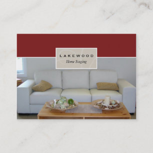 Cartão De Visita Plataforma do sofá/cartão de visita foto do Stager