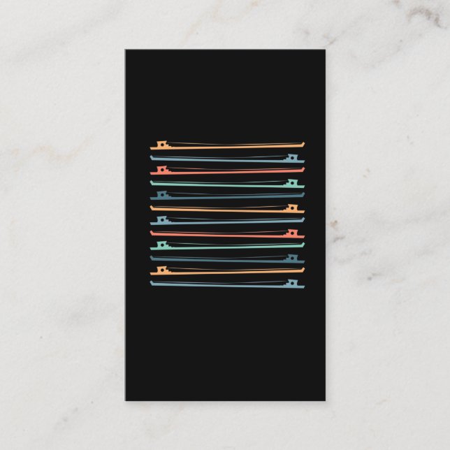 Cartão De Visita Player de Arcos de String de Instrumento Violin Fi (Frente)