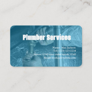 CARTÃO DE VISITA PLUMBER editável
