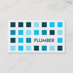 Cartão De Visita PLUMBER (quadrados-mod)