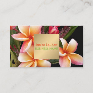 CARTÃO DE VISITA PLUMERIAS DE PEACH PENANG