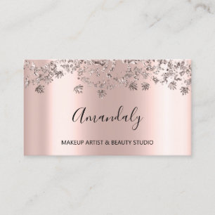 Cartão De Visita  Pó para Rosa de Influenciador Blogueiro do Plane