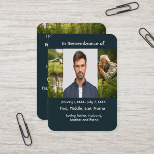 Cartão De Visita Pocket Card Birding Bird de Memorial Vigiando