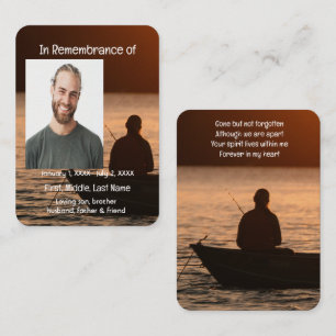 Cartão De Visita Pocket Card de Pesca Memorial