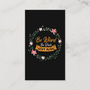 Cartão De Visita Podcast do crime real seja estranho ser rude ficar