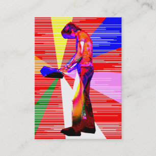 Cartão De Visita "Pode você ouvir-me? "Cartão carnudo