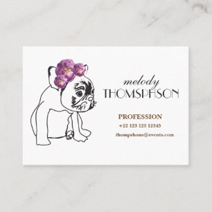 Cartão De Visita Poderoso, 8,9 cm x 6,4 cm, resíduo metálico padr