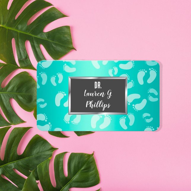 Cartão De Visita Podiatra 👣 Pé (Foot Care Card)