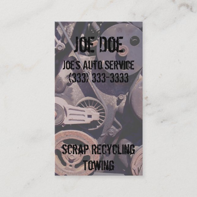 Cartão De Visita Polias (Frente)