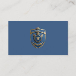 Cartão De Visita Polícia Vice-Xerife Departamento de Polícia