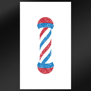 Cartão De Visita pólo do barbeiro