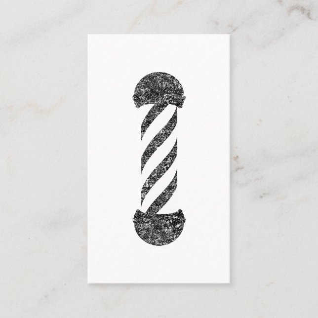 Cartão De Visita pólo dos barbeiros (Frente)