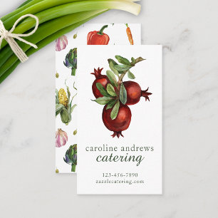 Cartão De Visita Pomegranato Orgânico