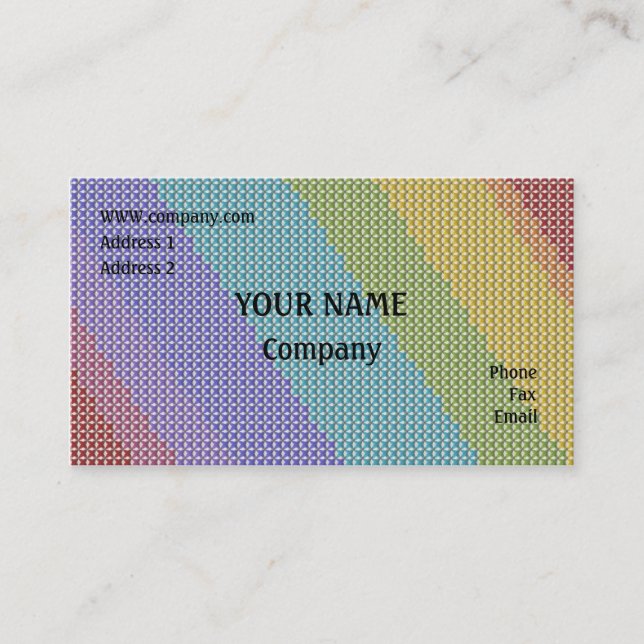 Cartão De Visita Ponto transversal (Frente)