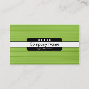 Cartão De Visita Pontos Center da banda 5 - textura verde escovada