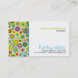Cartão De Visita Pontos Funky