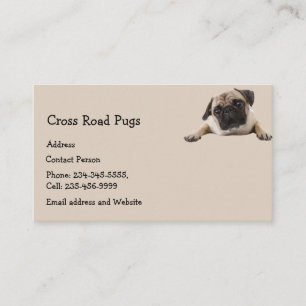 Cartão De Visita Porco Cão Personalizado Logotipo Animal Pet Carro