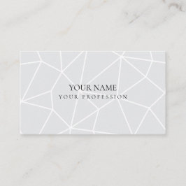 Cartão De Visita Poros modernos do céu azul geométrico abstrato min