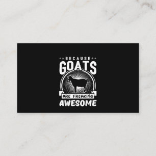 Cartão De Visita Porque Goats É Um Amor Incrível E Engraçado