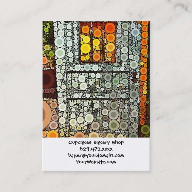 Cartão De Visita Porta Azul legal, Porta de Madeira do Triângulo Su (Frente)