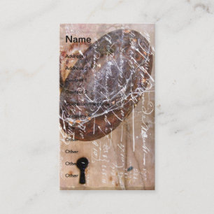 Cartão De Visita Porta Vintage