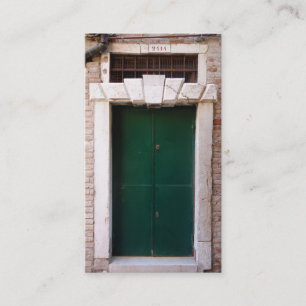 Cartão De Visita portas de venice, itália