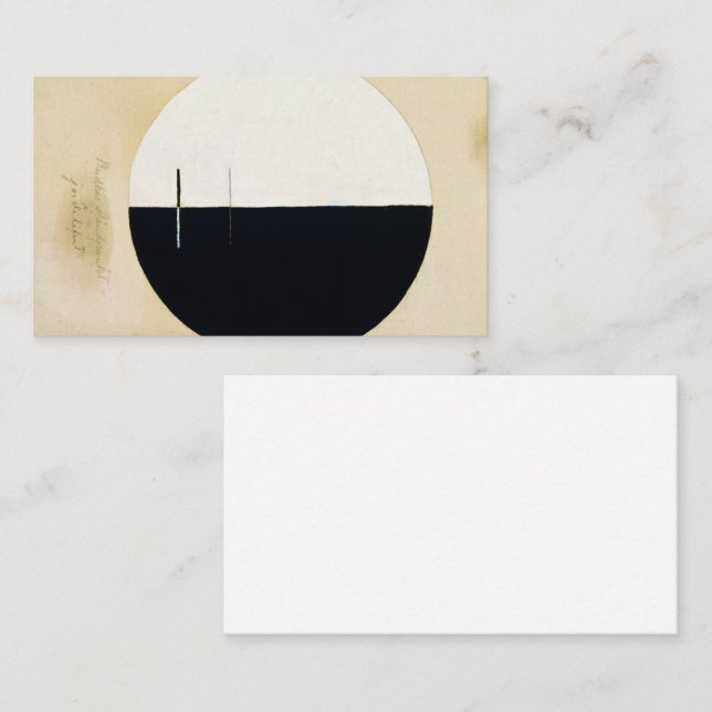 Cartão De Visita Posição de Budas na Terra por Klint (Frente/Verso)