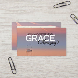 Cartão De Visita Posso Sempre Achar Sua Graça Cristã Incrível