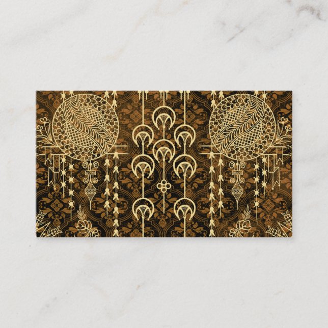 CARTÃO DE VISITA POT-POURRI DO VICTORIAN, WINDCHIMES: TOPÁZIO (Frente)