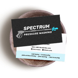 Cartão De Visita Potência de lavagem da pressão Lavando Douradas em
