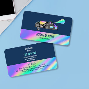 Cartão De Visita Potência de lavagem da pressão profissional