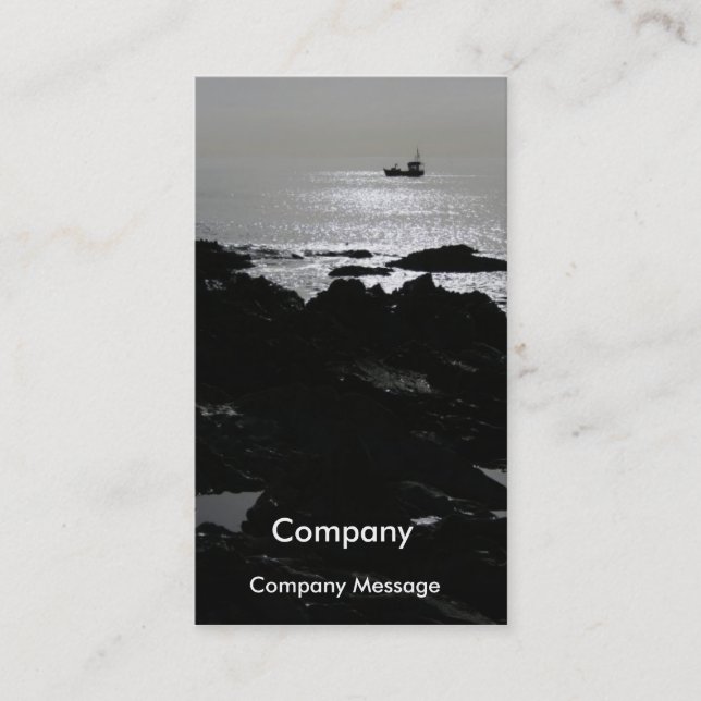 Cartão De Visita Pouco barco (Frente)