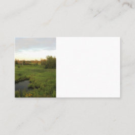 Cartão De Visita Prado ensolarado