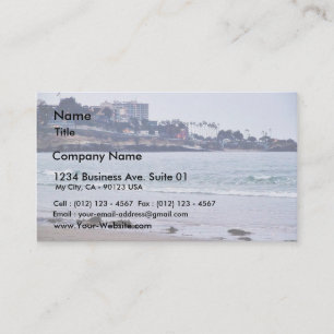 Cartão De Visita Praias Ocean La Jolla
