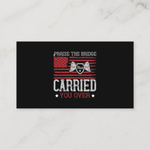 Cartão De Visita Praise The Bridge That Carried You Over