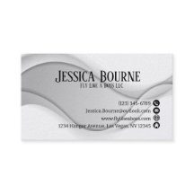 Prata branca com código QR profissional mínimo