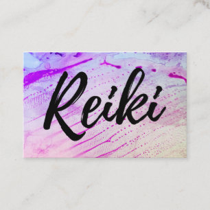Cartão De Visita *~* Praticante de Reiki Mestre de Reiki Curador de