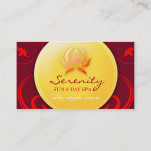 Cartão De Visita Prazer morno dos termas 311