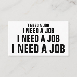CARTÃO DE VISITA PRECISO DE UM EMPREGO