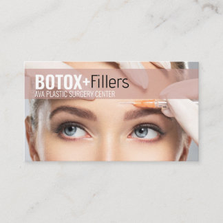 Cartão De Visita Preenchimento Botox Cirurgia Plástica