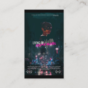 Cartão De Visita Prêmios Do Azure Lorica FanFilm - Vivendo No Beco 